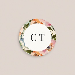 Etiquette enveloppes mariage Pastel Bloom pas cher