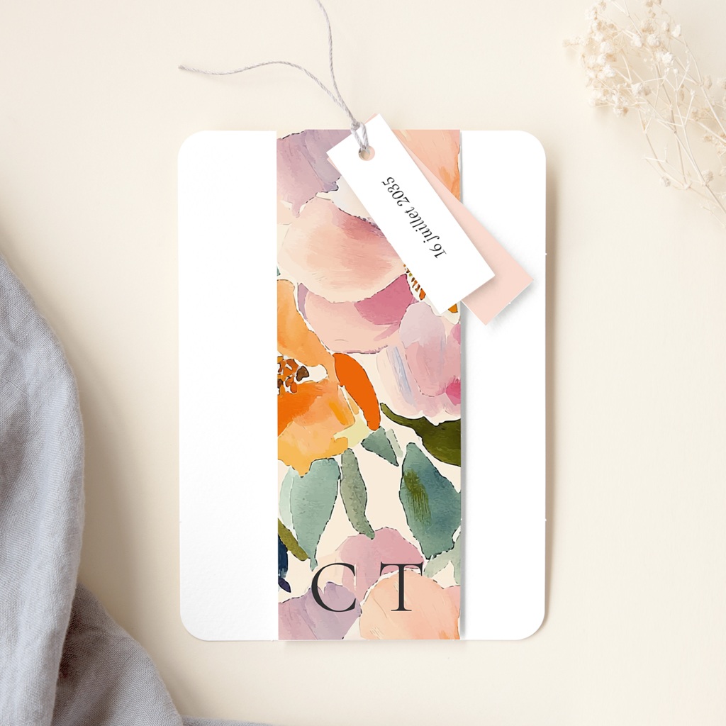Faire-part de mariage Pastel Bloom