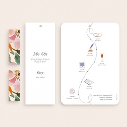 Faire-part de mariage Pastel Bloom pas cher