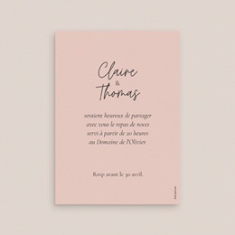 Carte d'invitation mariage Pastel Bloom pas cher