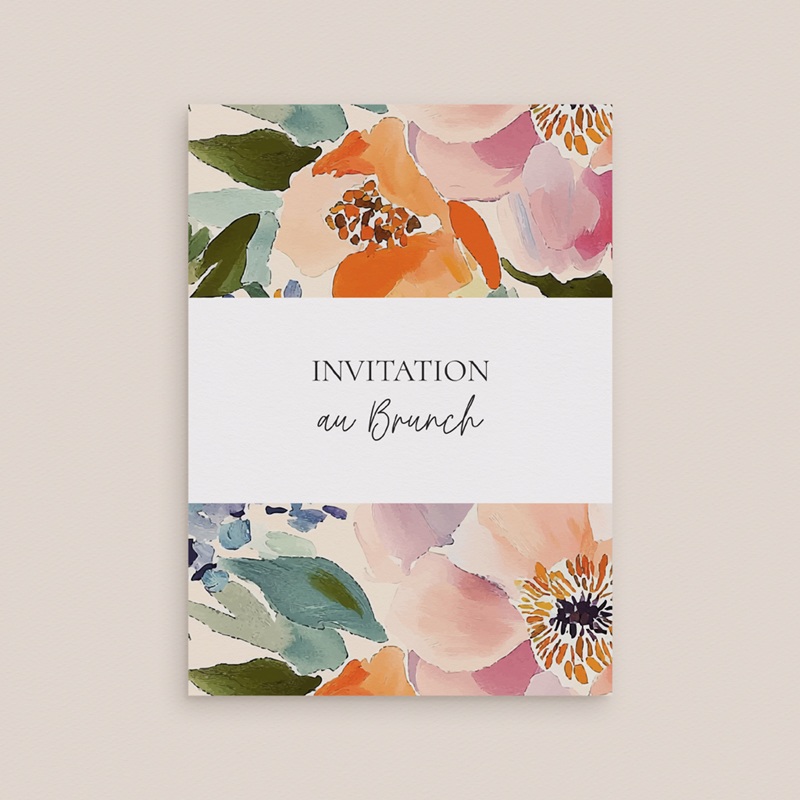 Carte d'invitation mariage Pastel Bloom gratuit