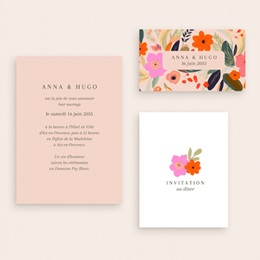 Faire-part de mariage Blooming Love gratuit