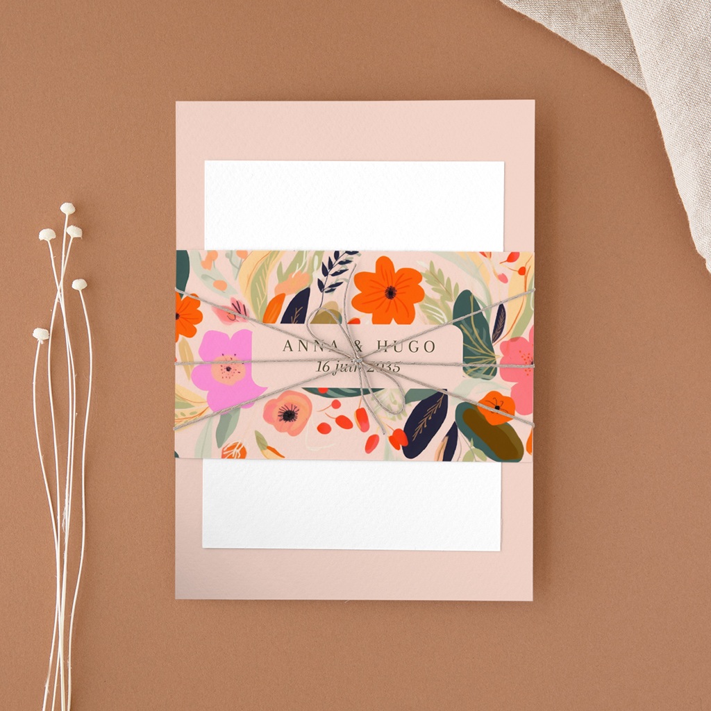 Faire-part de mariage Blooming Love