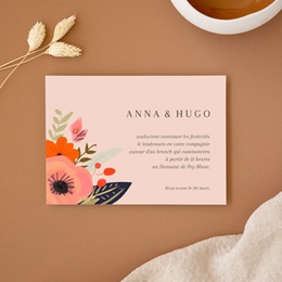 Carte d'invitation mariage Blooming Love