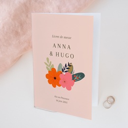 Livret de messe mariage Blooming Love