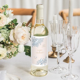 Etiquette bouteille mariage Love birds