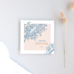 Carton r&eacute;ponse mariage Love birds