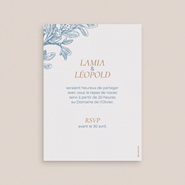 Carte d'invitation mariage Love birds pas cher