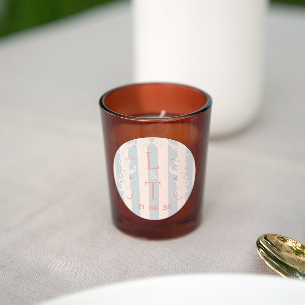 Etiquette enveloppes mariage Douce romance gratuit