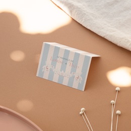 Marque-place mariage Douce romance