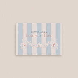 Marque-place mariage Douce romance