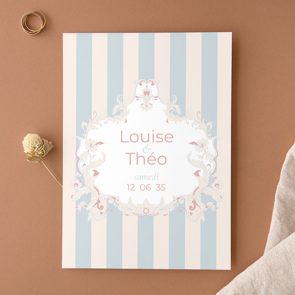 Faire-part de mariage Douce romance