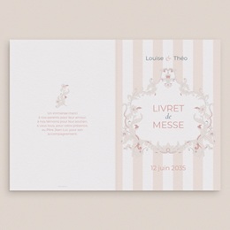 Livret de messe mariage Douce romance gratuit