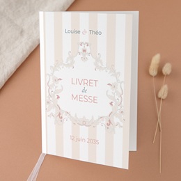Livret de messe mariage Douce romance