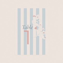 Marque table mariage Douce romance pas cher