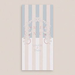 Menu mariage Douce romance gratuit