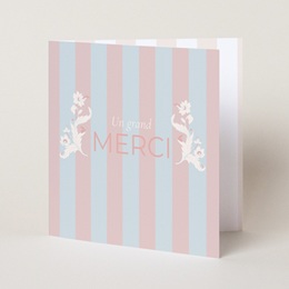 Carte de remerciement mariage Douce romance pas cher