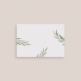 Marque-place mariage Feuillage d'olivier gratuit