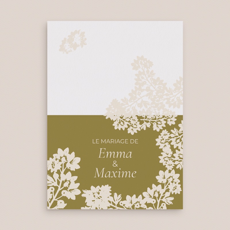 Marque-place mariage Golden Garden pas cher