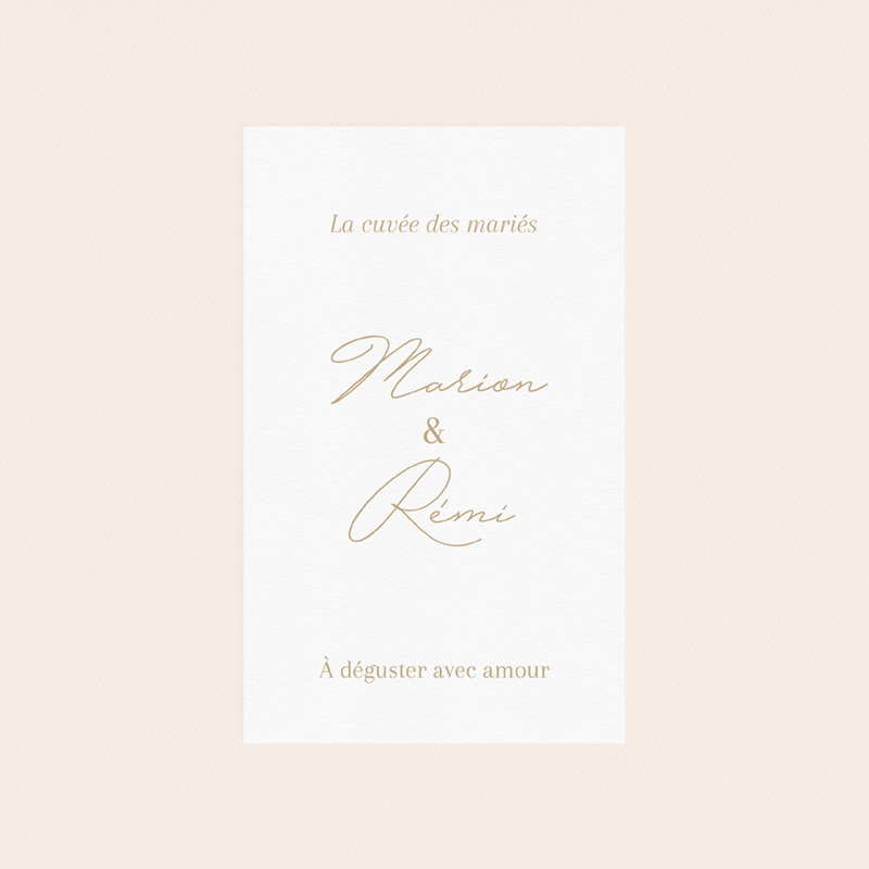 Etiquette bouteille mariage Éclat de Oui pas cher