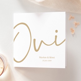 Faire-part de mariage Éclat de Oui