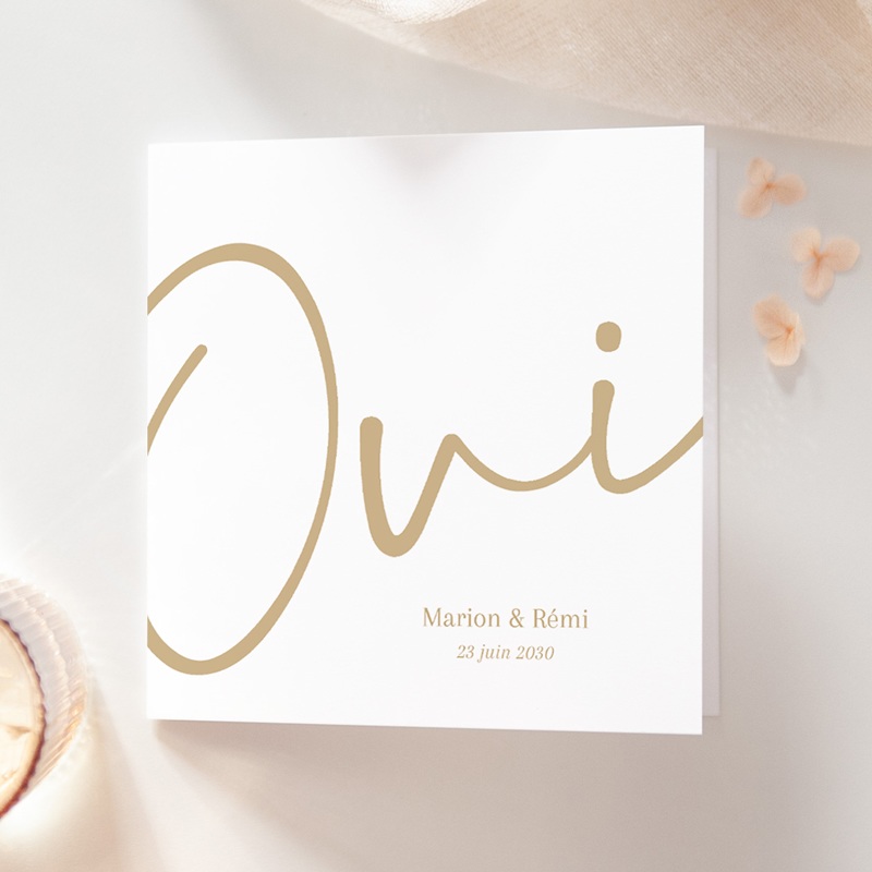 Faire-part de mariage Éclat de Oui