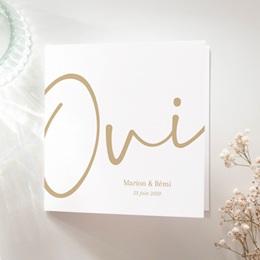 Faire-part de mariage Éclat de Oui