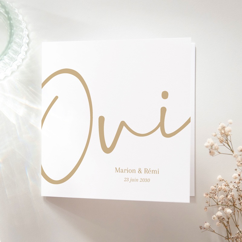 Faire-part de mariage Éclat de Oui