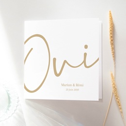 Faire-part de mariage Éclat de Oui