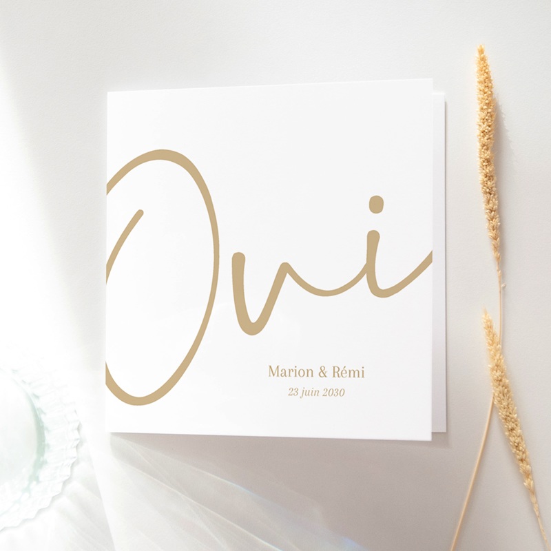 Faire-part de mariage Éclat de Oui