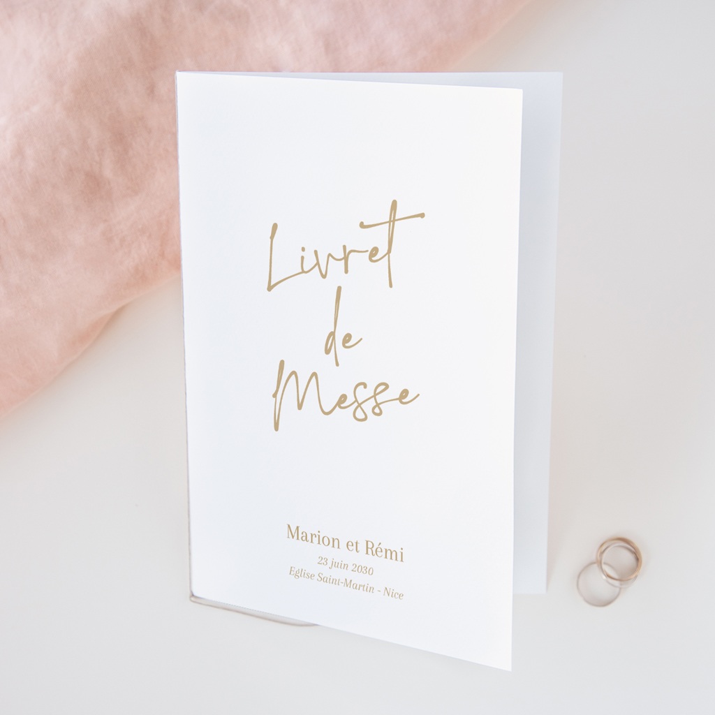 Livret de messe mariage Éclat de Oui
