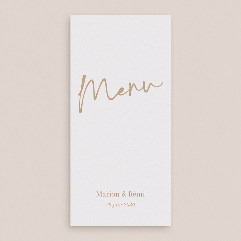 Menu mariage Éclat de Oui gratuit