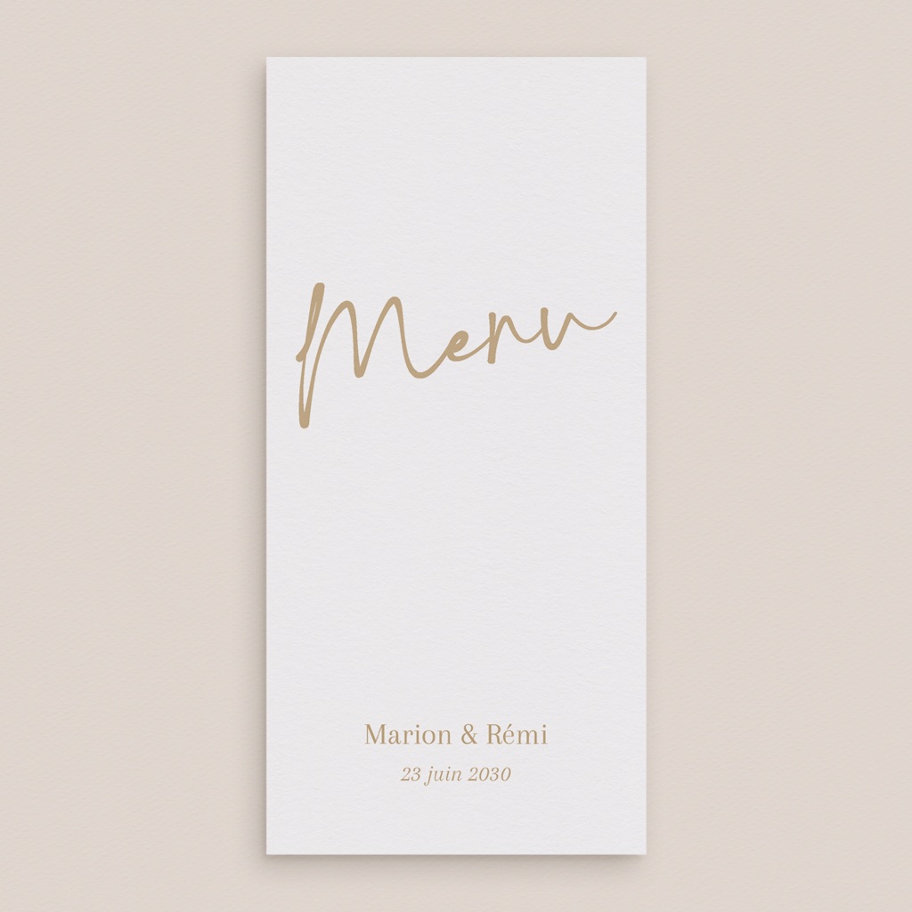 Menu mariage Éclat de Oui gratuit