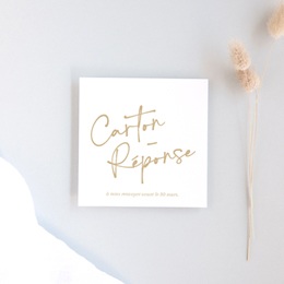 Carton r&eacute;ponse mariage &Eacute;clat de Oui