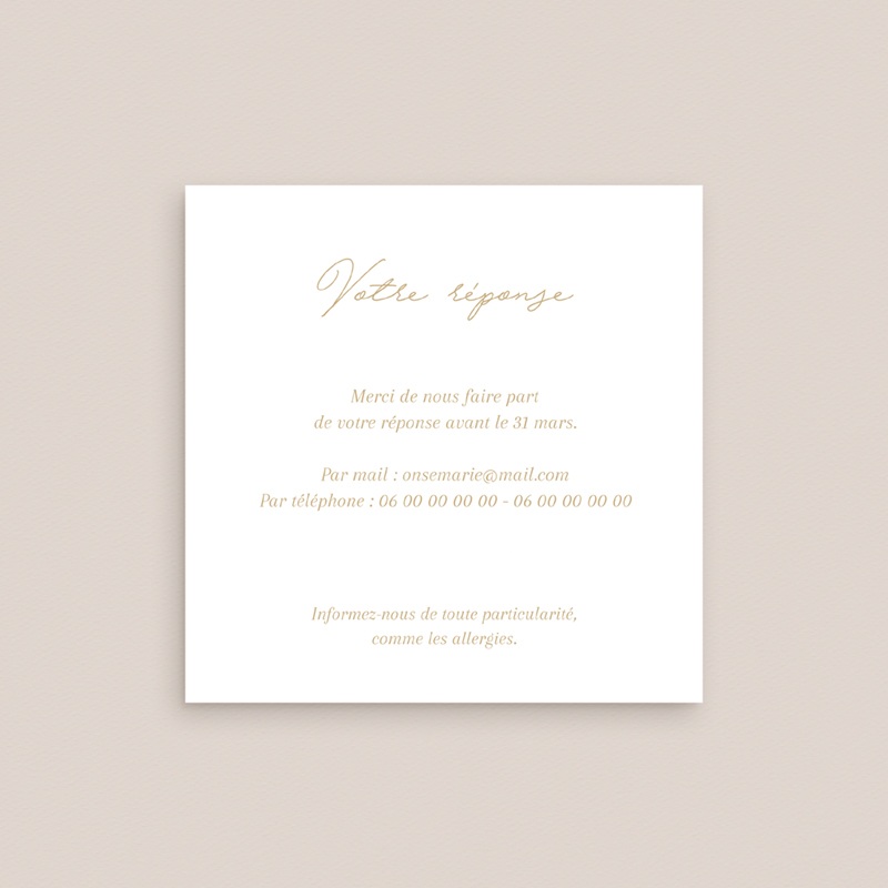 Carton r&eacute;ponse mariage &Eacute;clat de Oui pas cher