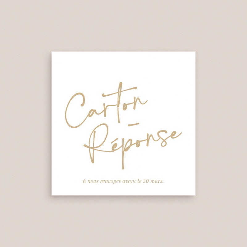 Carton r&eacute;ponse mariage &Eacute;clat de Oui gratuit