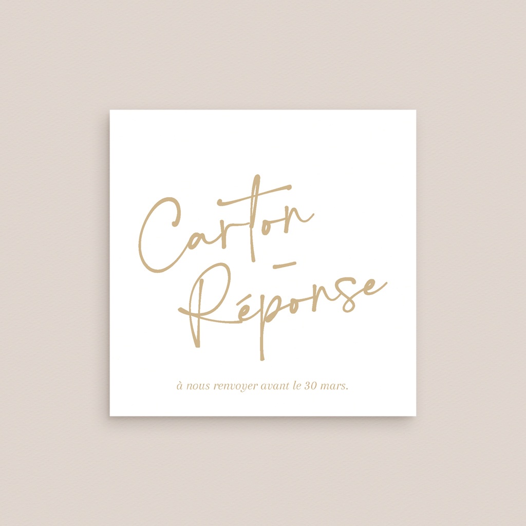 Carton r&eacute;ponse mariage &Eacute;clat de Oui gratuit