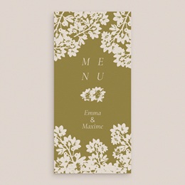 Menu mariage Golden Garden gratuit