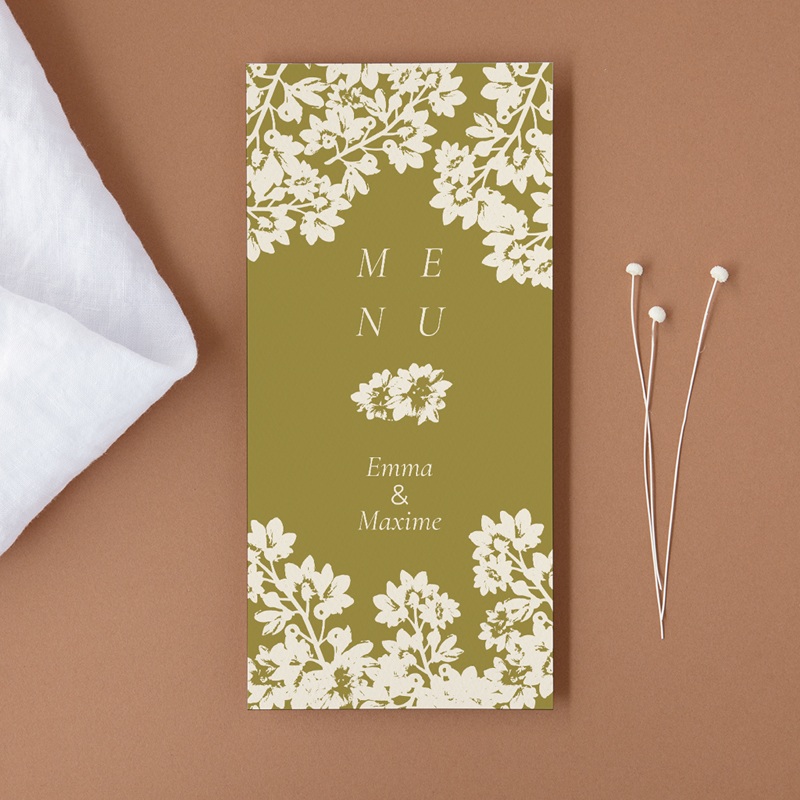 Menu mariage Golden Garden