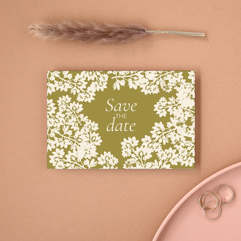 Save-the-date mariage Golden Garden