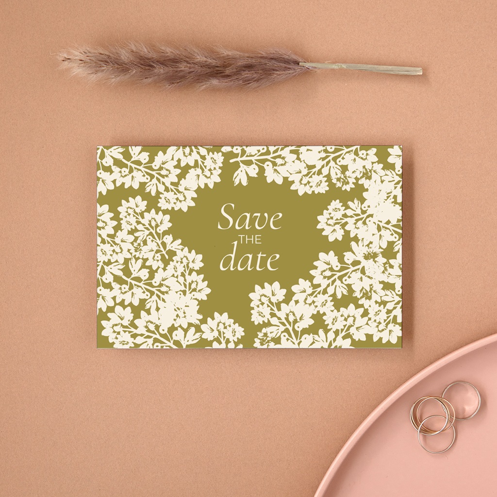 Save-the-date mariage Golden Garden