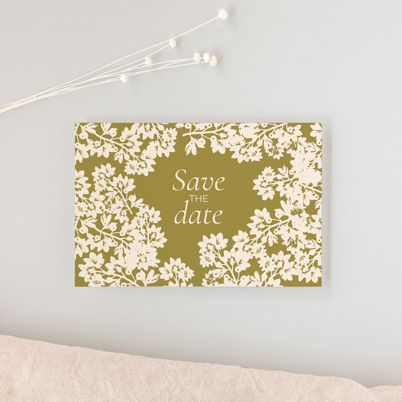 Save-the-date mariage Golden Garden gratuit