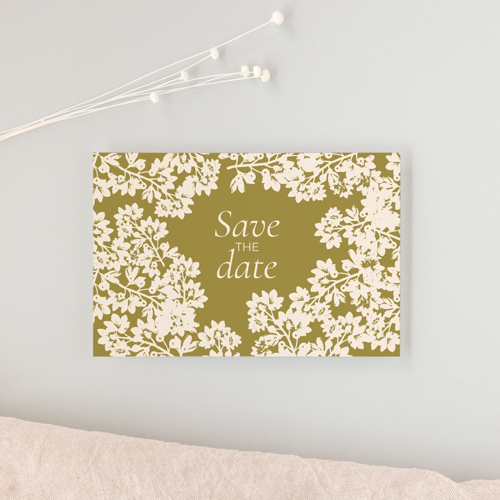 Save-the-date mariage Golden Garden gratuit