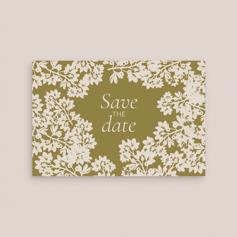 Save-the-date mariage Golden Garden
