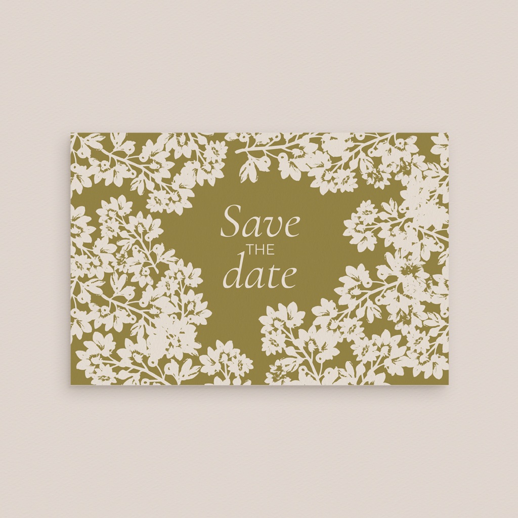Save-the-date mariage Golden Garden