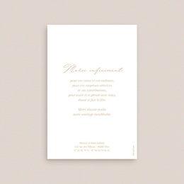 Carte de remerciement mariage Éclat de Oui pas cher