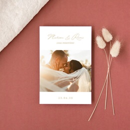 Carte de remerciement mariage Éclat de Oui gratuit