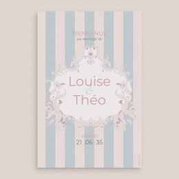 Panneau de bienvenue mariage Douce romance pas cher