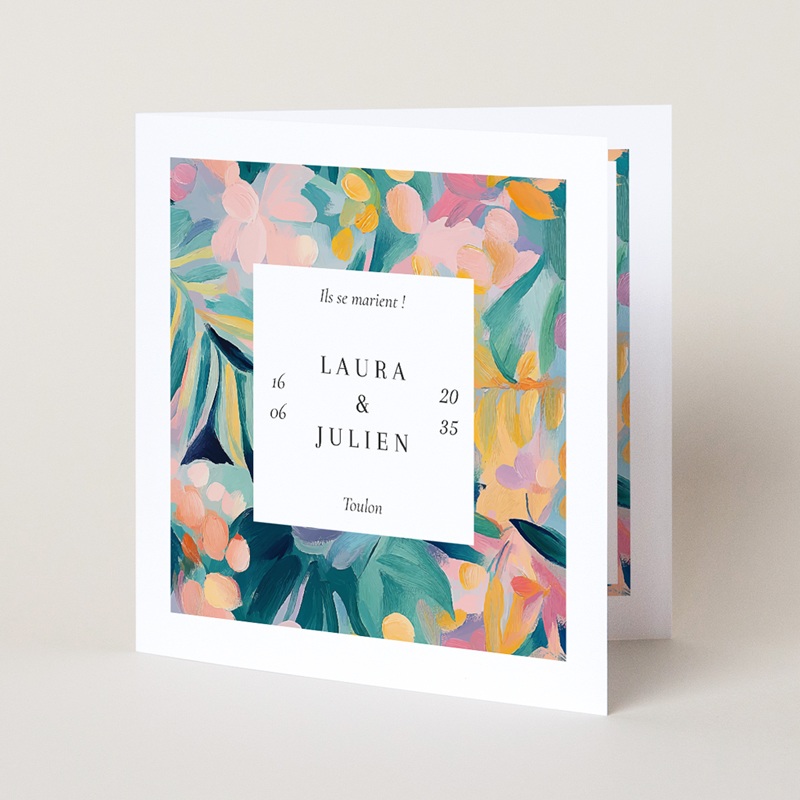 Faire-part de mariage L’Atelier des Fleurs pas cher