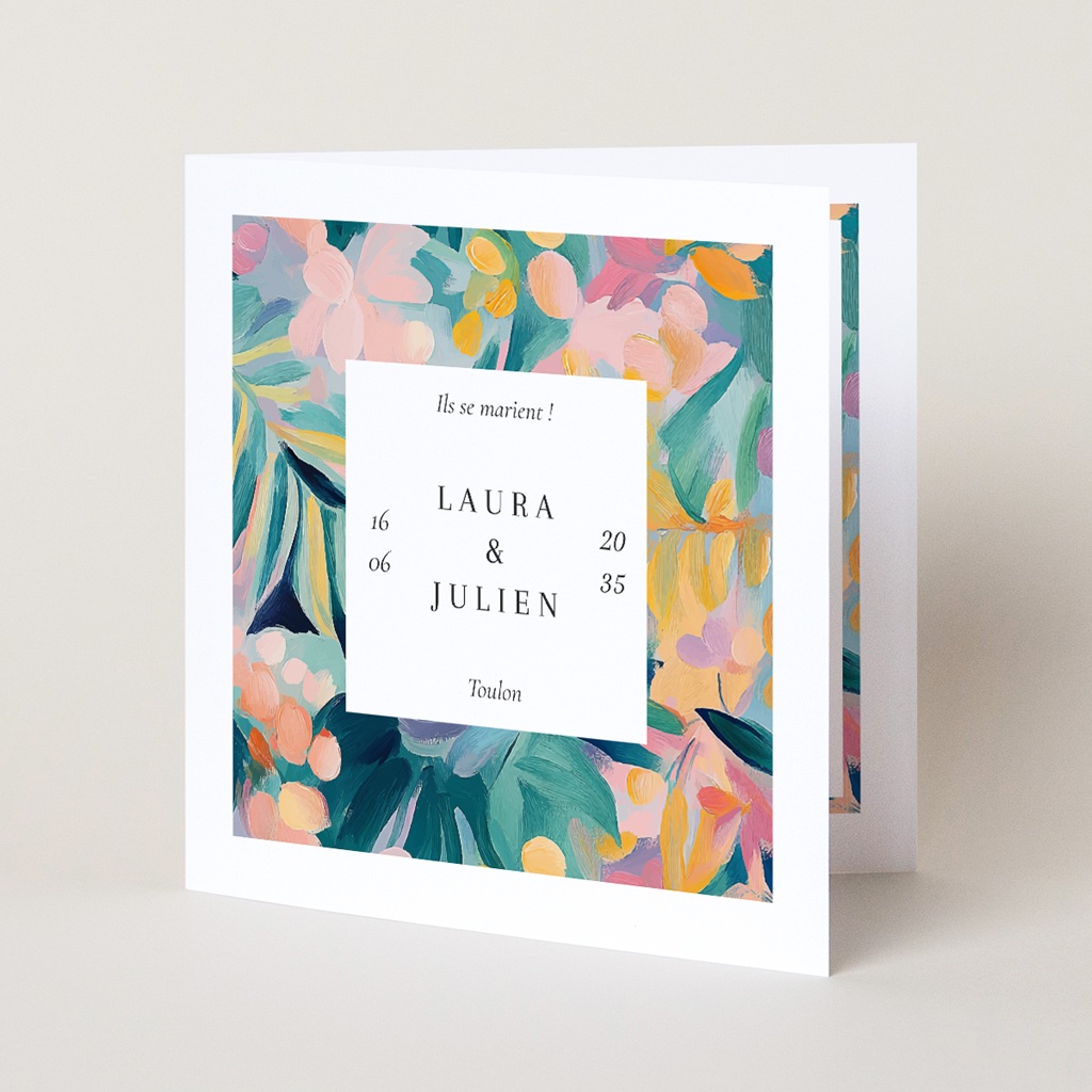 Faire-part de mariage L’Atelier des Fleurs pas cher